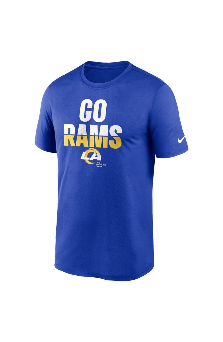 Nike Men's Nike Royal Los Angeles Rams Legend Local Phrase Performance T-Shirt, Alternate, color,