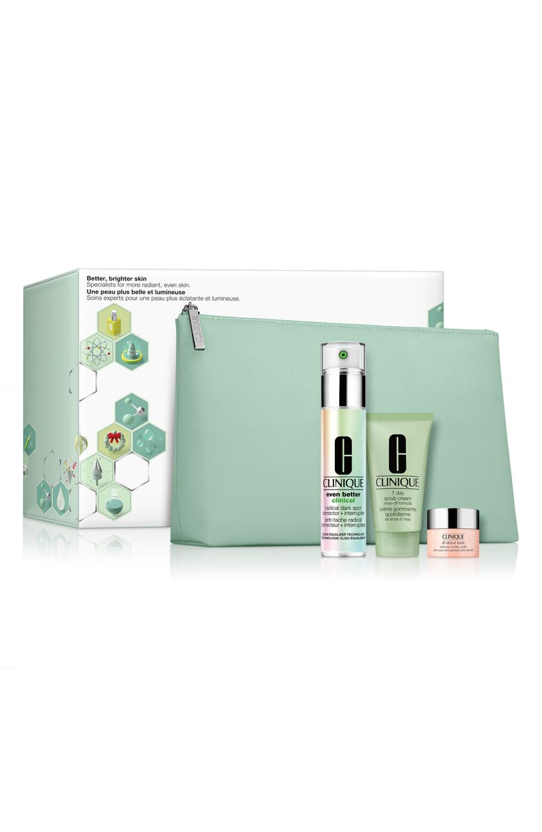 Clinique Better, Brighter Skin Set: Brightening Skincare Set $79.50 Value, Main, color,