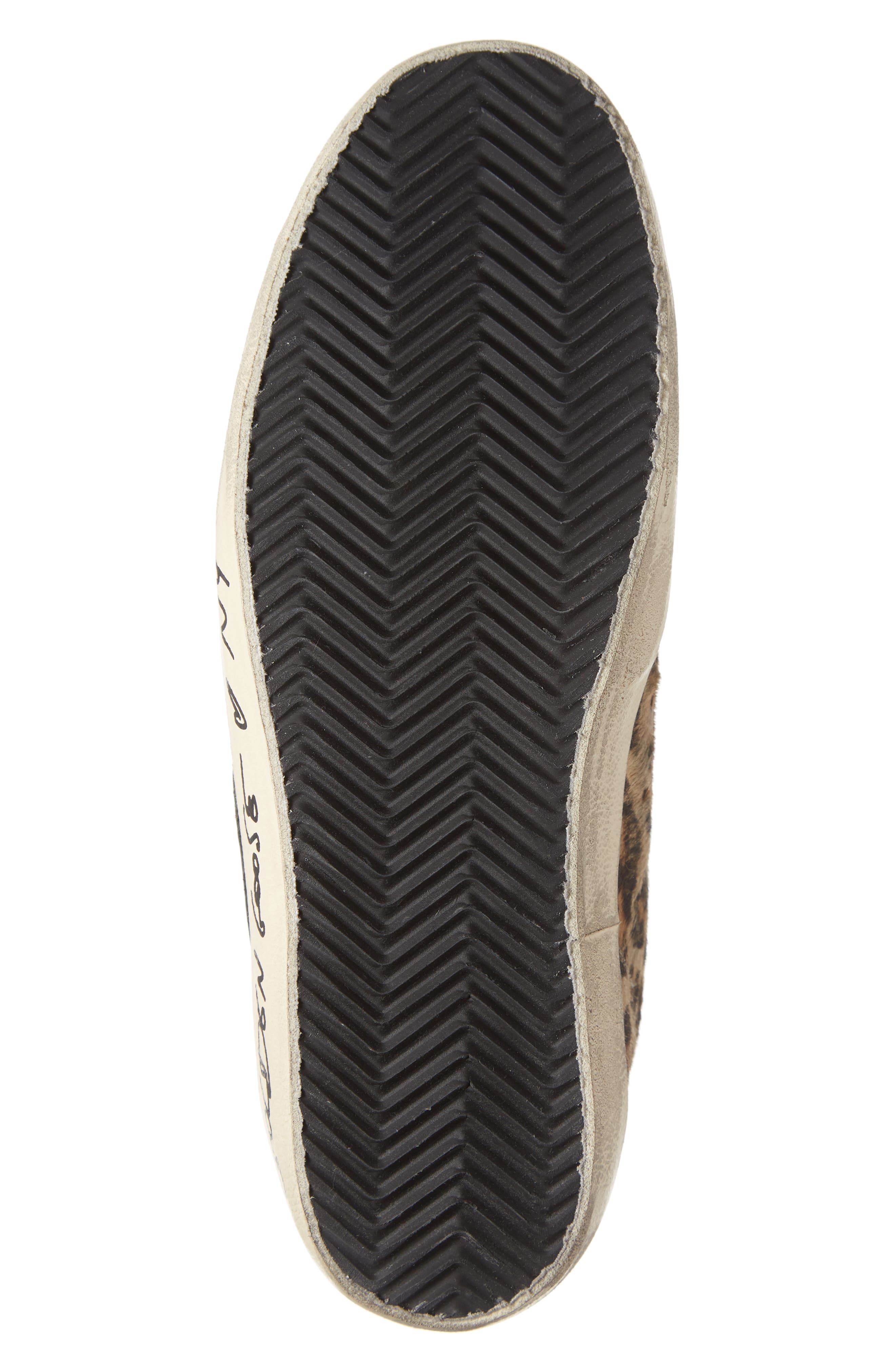 Golden Goose Glitter Star Genuine Calf Hair Sneaker, Alternate, color, 