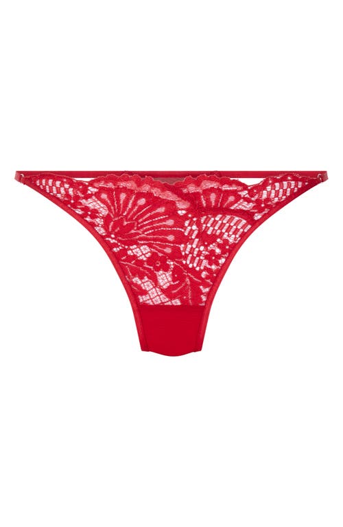 Hunkemoller Hunkemöller Whitney Lace Thong In Red