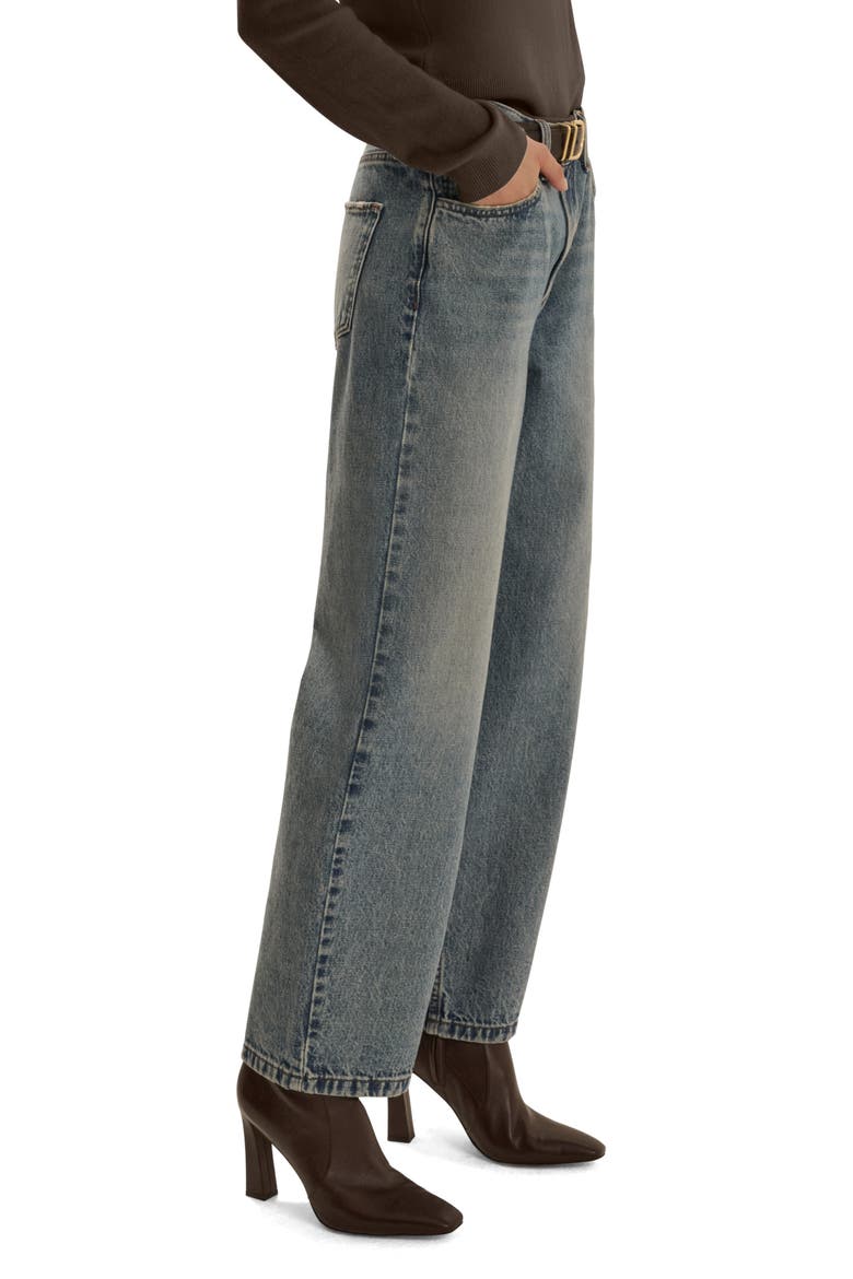 The Mercer Mid Rise Easy Straight Leg Jeans, Alternate, color, DUBLIN