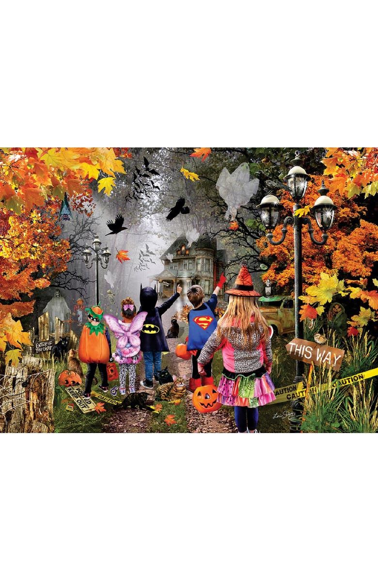 Sunsout Halloween Trail 300 piece Jigsaw Puzzle for Adults, Alternate, color, Multicolor
