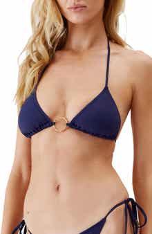 Melissa Odabash Miami Core Ring Triangle Bikini Top