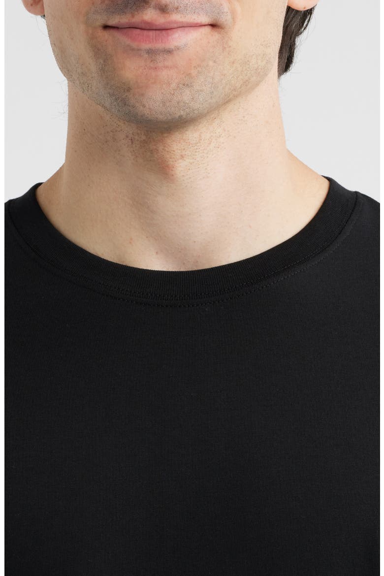 Cotton T-Shirt, Alternate, color, BLACK