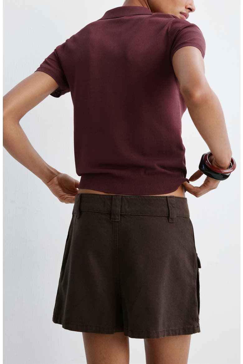 Polo Sweater, Alternate, color, MAROON