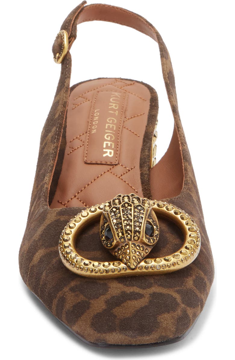 Kurt Geiger London Chelsea Slingback Pump, Alternate, color, Brown