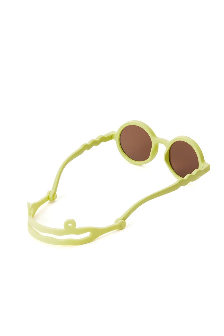 Infant Round Sunglasses, Alternate, color, Lime Green