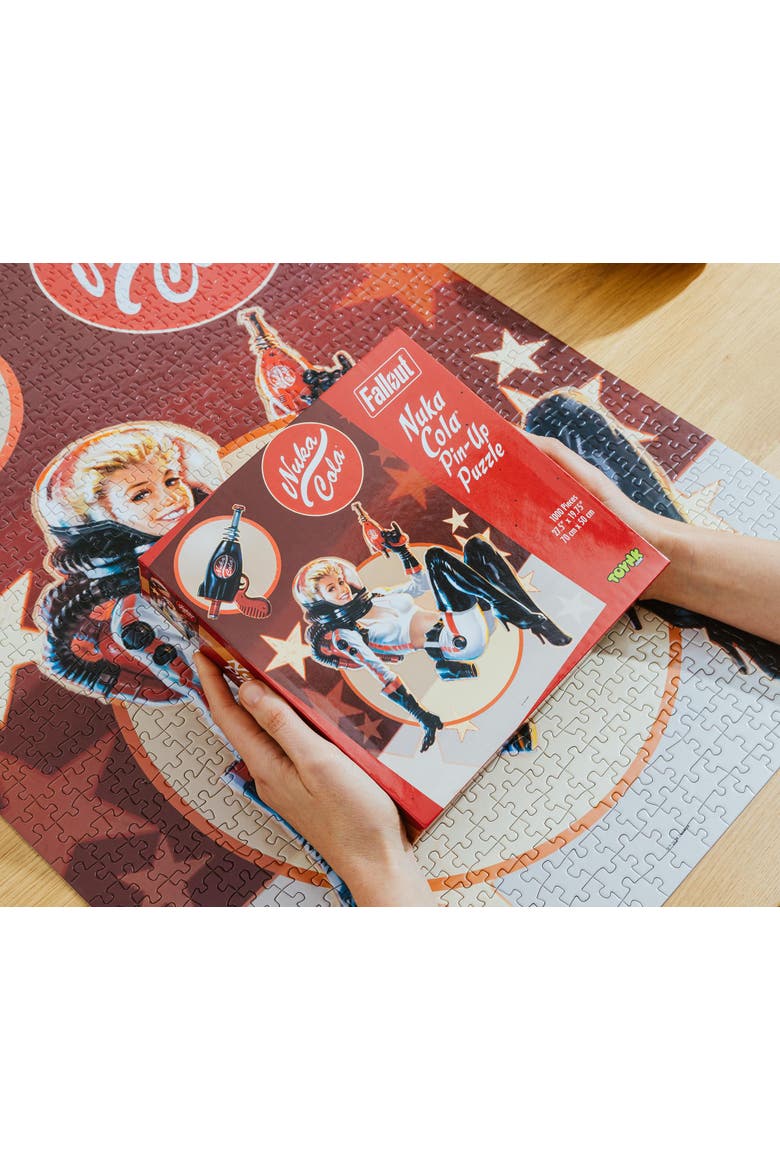 Fallout Nuka-Cola Nuka-Girl 1000-Piece Jigsaw Puzzle | Toynk Exclusive, Alternate, color, Red