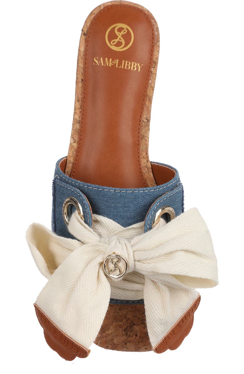 SAM & LIBBY Leni Bow Slide Sandal, Alternate, color,