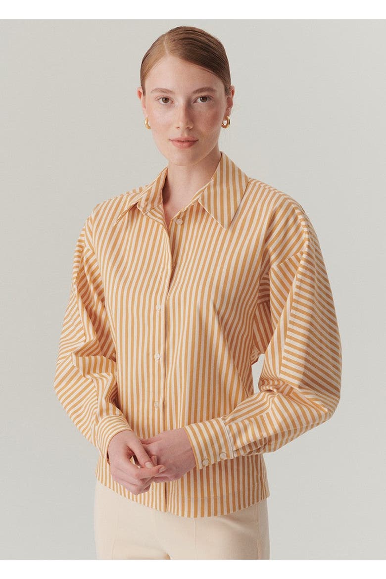 Emersyn Cotton Shirt, Main, color, CAMEL BEIGE