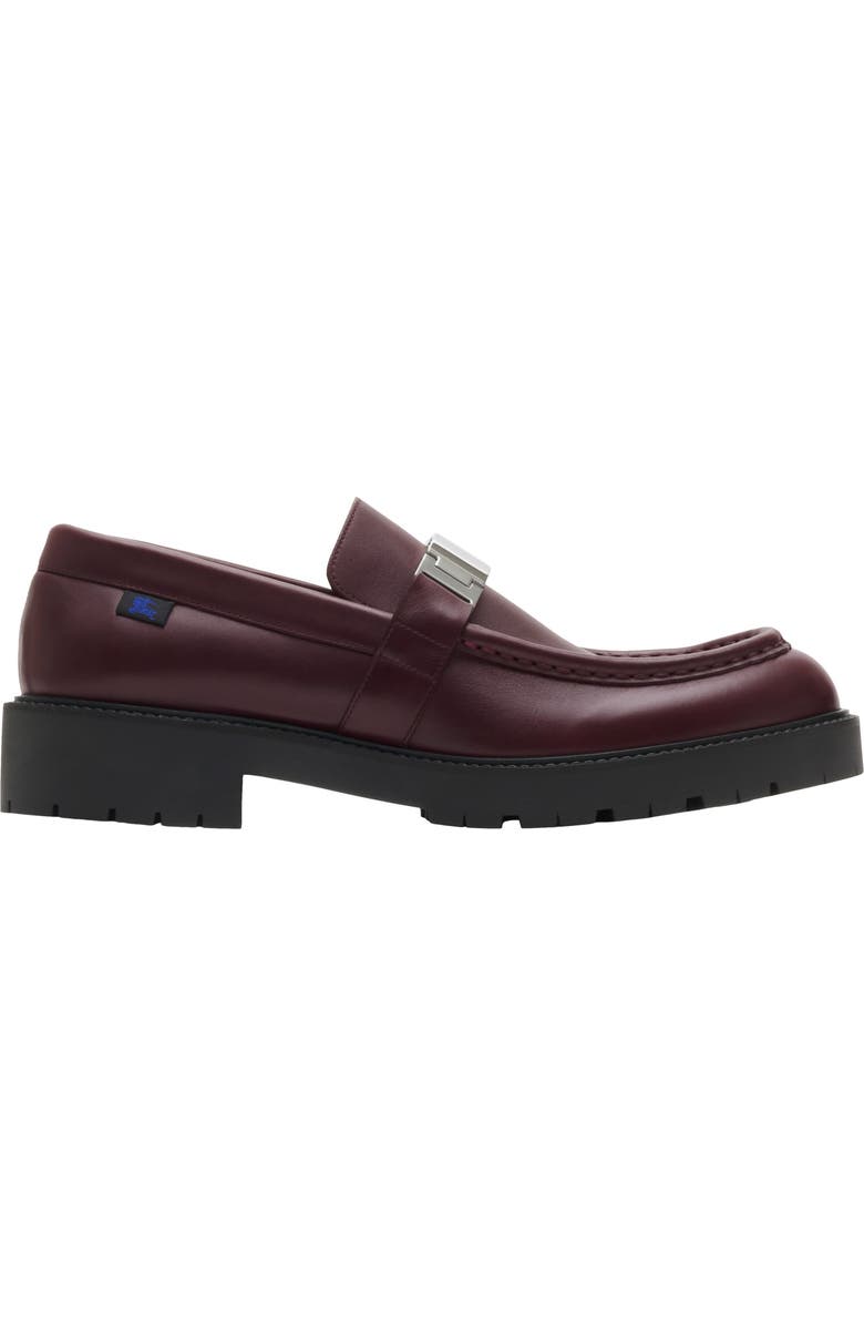 Burberry Leather Raft Loafers, Main, color,