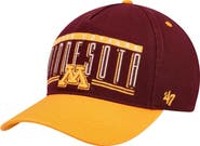 '47 Men's '47 Maroon Minnesota Golden Gophers Double Header Hitch Adjustable Hat