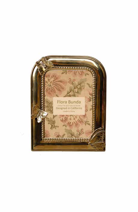 FLORA BUNDA Butterfly Ceramic Frame