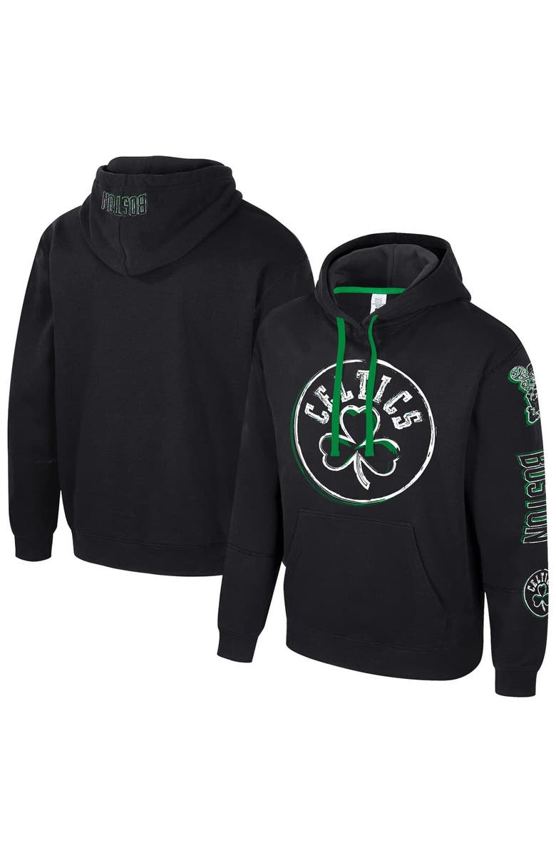 Stadium Essentials Unisex Stadium Essentials Black Boston Celtics Elementized Pullover Hoodie, Main, color, Black