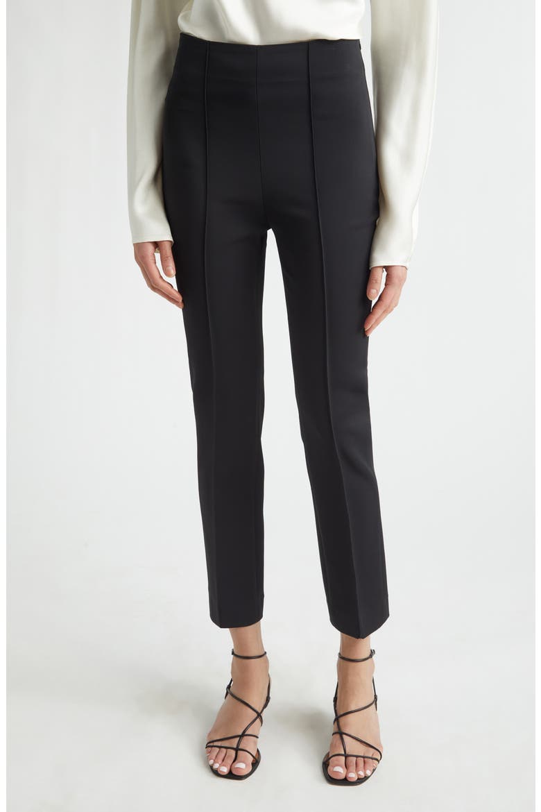 Cigarette Leg Pants, Main, color, BLACK
