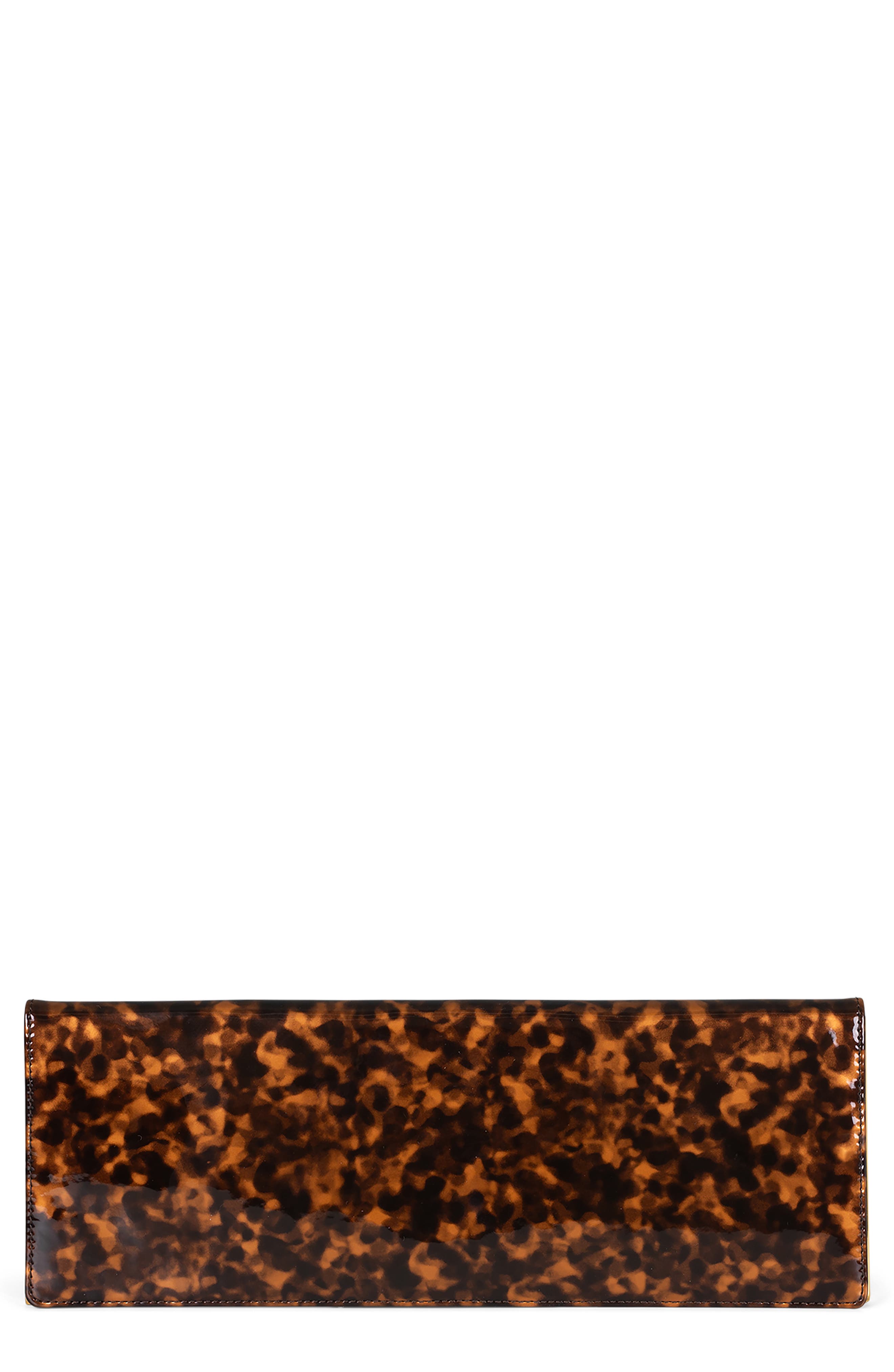 Jeffrey Campbell Faux Leather Clutch, Main, color, 