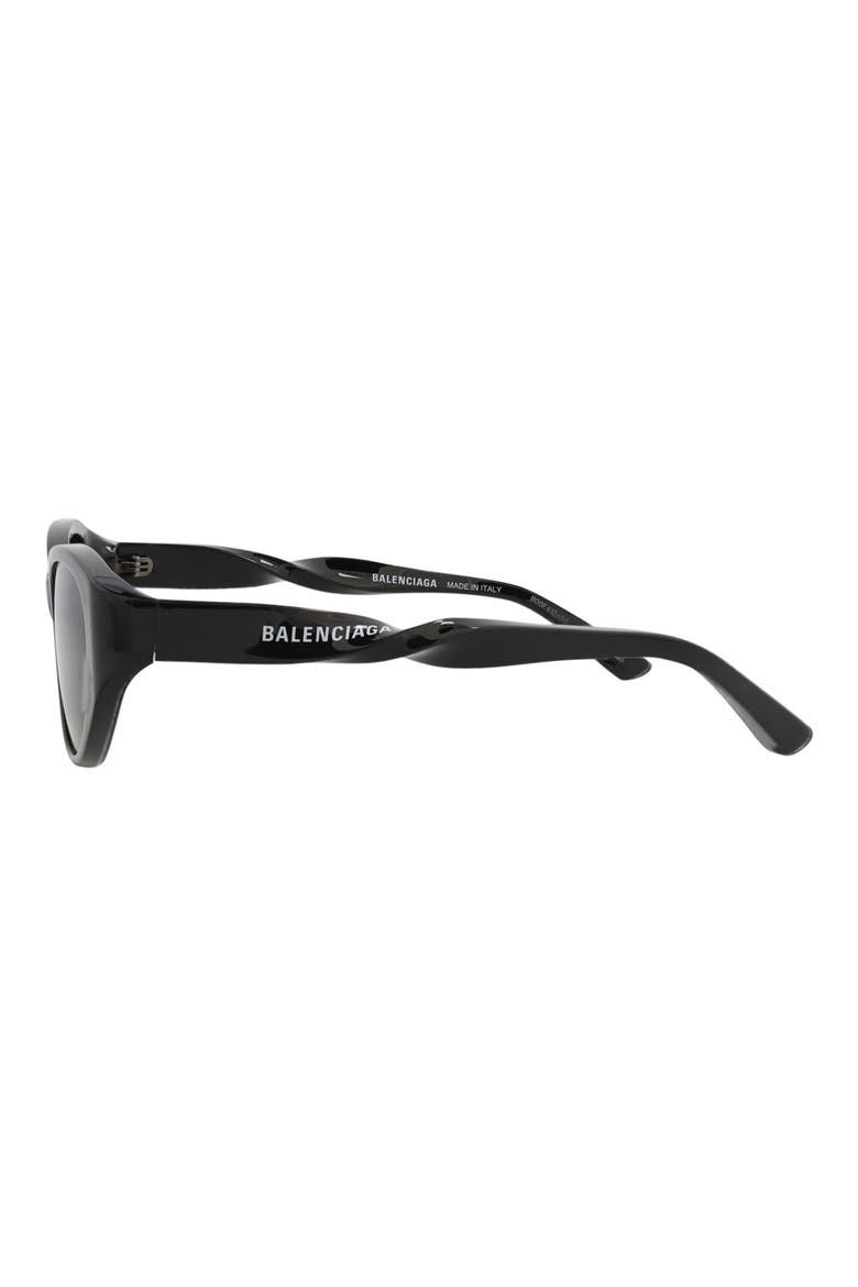 55mm Cat Eye Sunglasses, Alternate, color, BLACK BLACK GREY