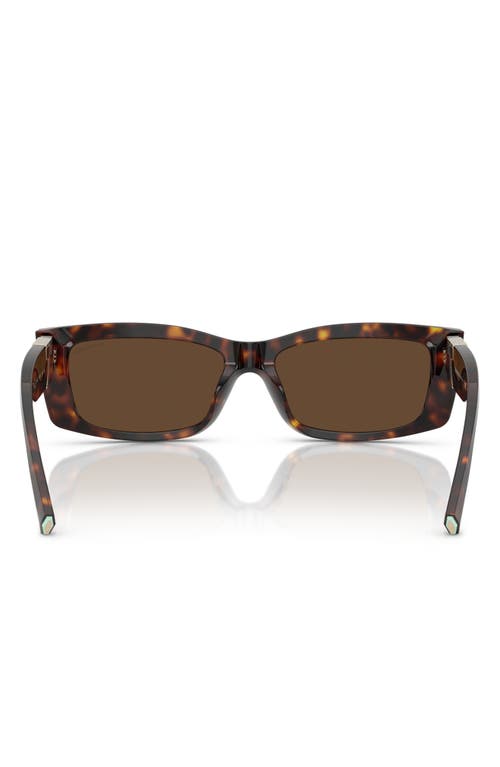 TIFFANY & CO TIFFANY & CO. 54MM RECTANGULAR SUNGLASSES