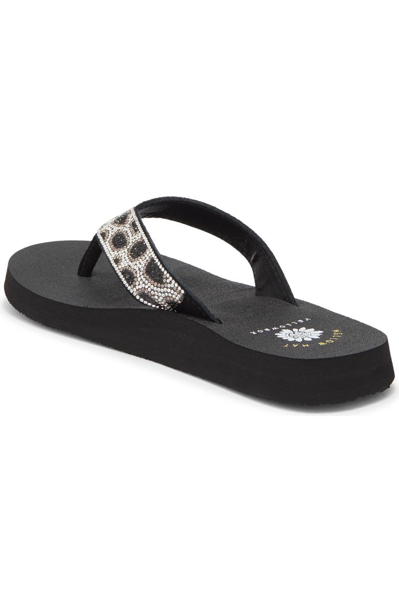 Yellow Box Premium Naseeba Flip Flop Sandal, Alternate, color, Black