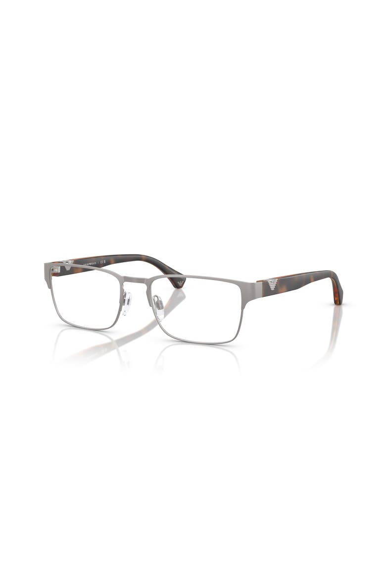 55mm Square optical glasses, Main, color, Grey