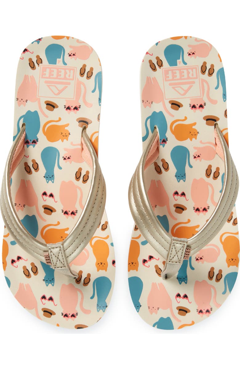 Reef Kids' Little Ahi Flip Flop, Alternate, color,