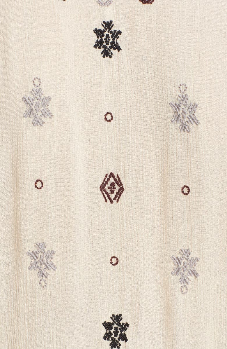 Free People 'Star Gazer' Embroidered Tunic Dress, Alternate, color,