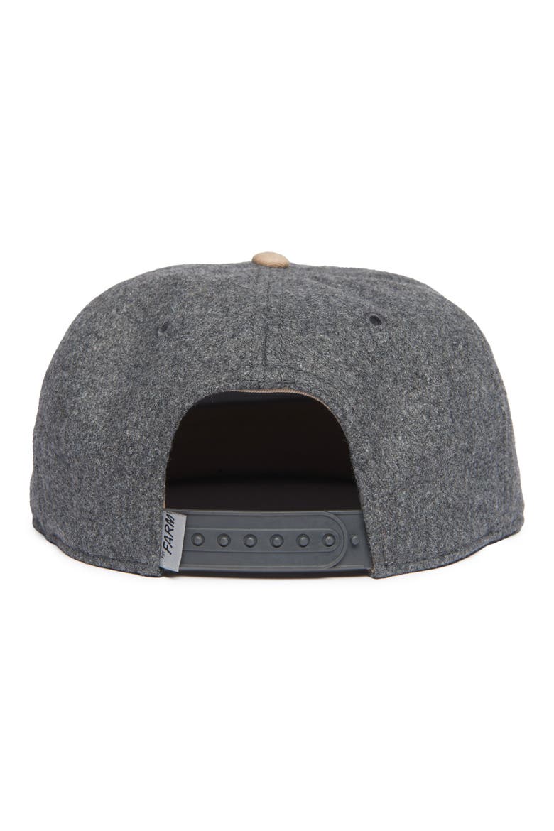 Flock Mountain Patch Trucker Hat, Alternate, color, GREY HEATHER