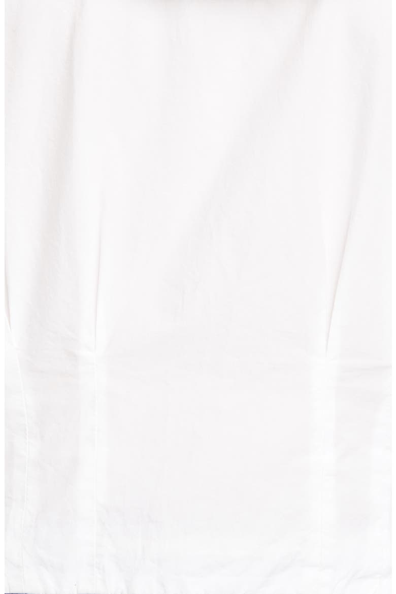 Statement Collar Poplin Shirt, Alternate, color, BRIGHT WHITE