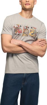Lucky Brand Playing Cards Graphic Tee
