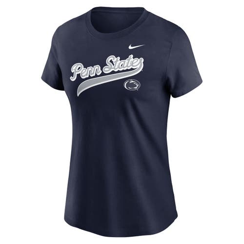 Nike Navy Penn State Nittany Lions Local Script T-shirt