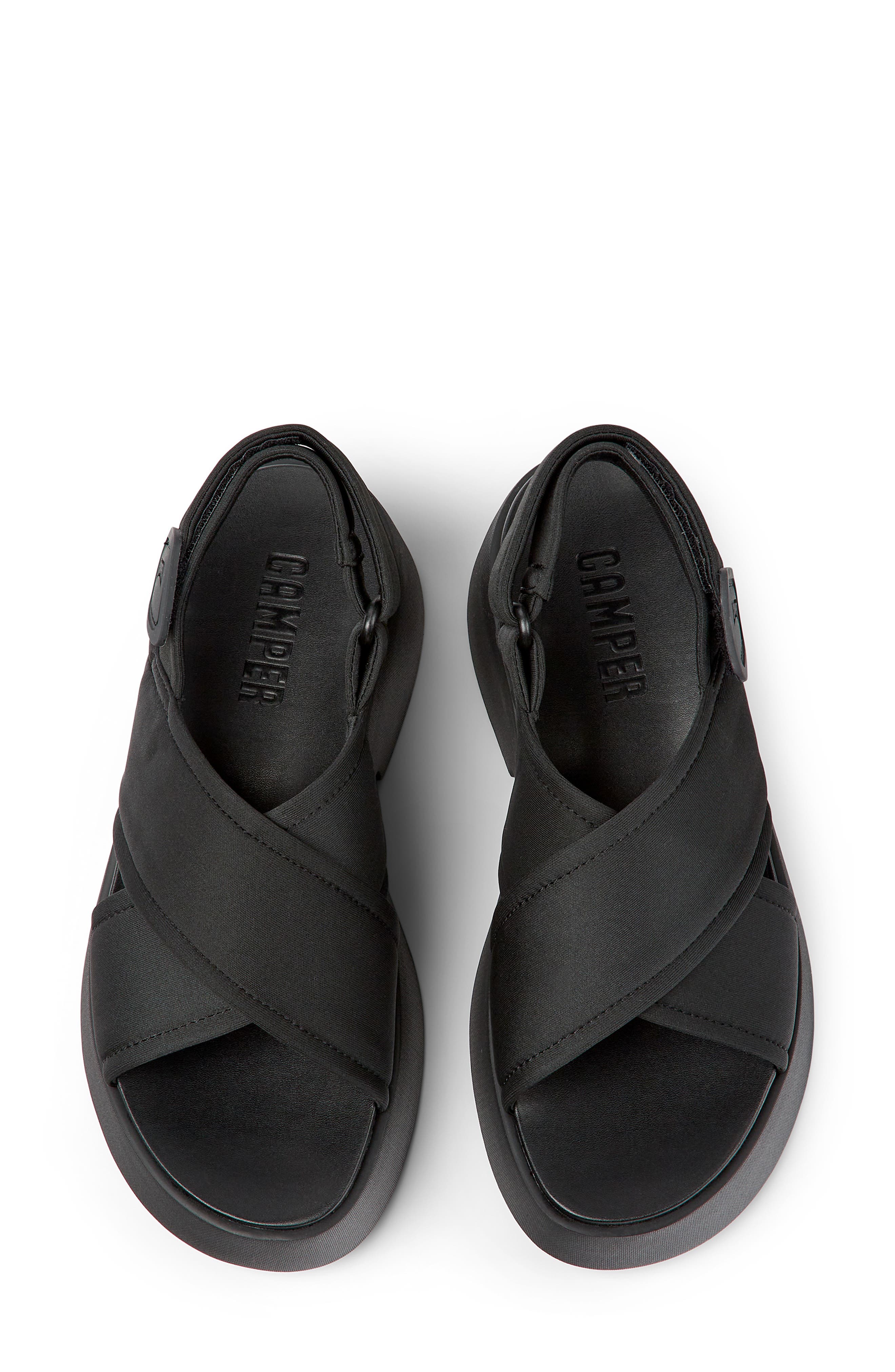 Camper Tasha Platform Sandal, Alternate, color, 