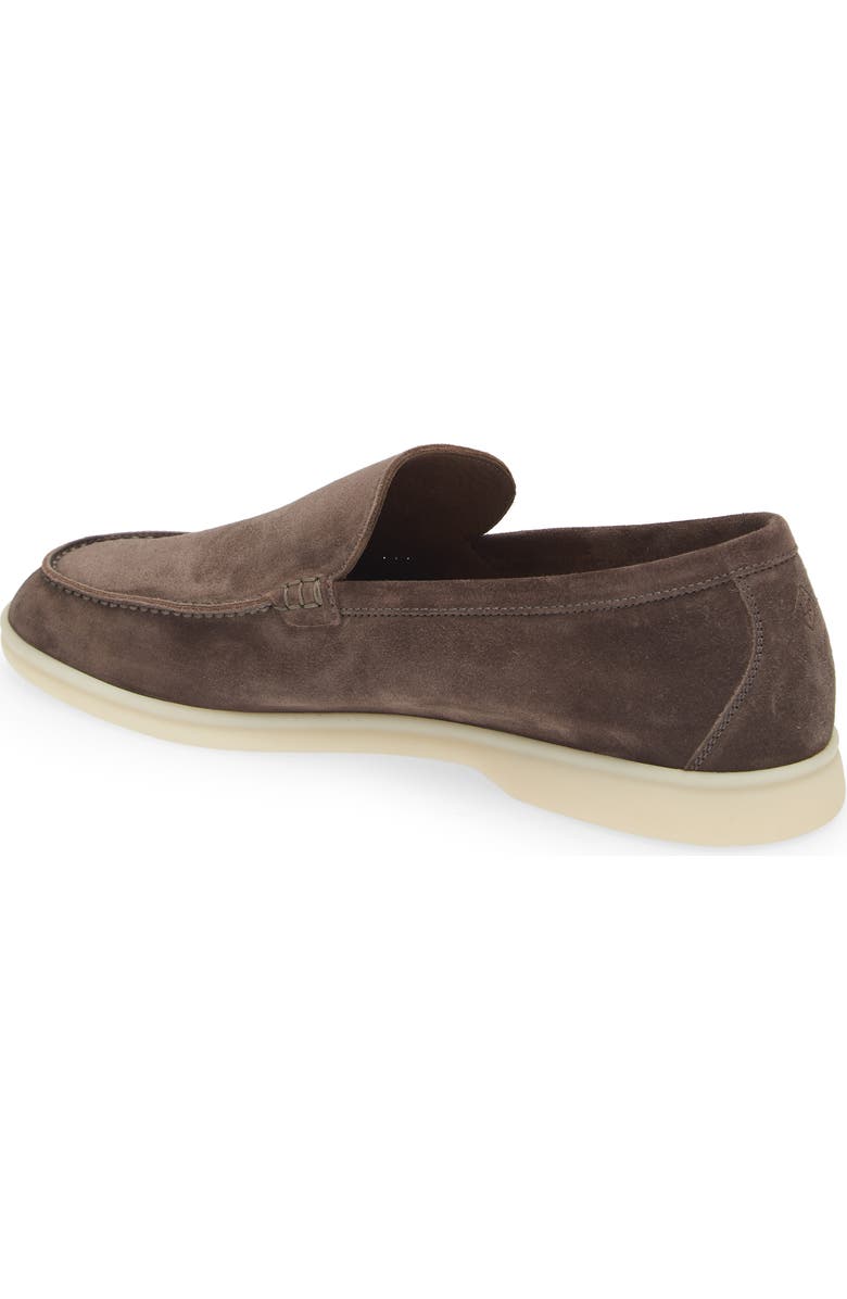 Loro Piana Summer Walk Suede Moc Toe Loafer, Alternate, color,