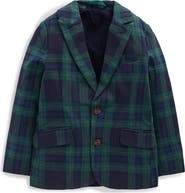 Mini Boden Kids' Smart Check Blazer