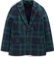 Mini Boden Kids' Smart Check Blazer