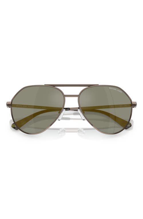 Michael Kors 60mm Pilot Sunglasses In Gray