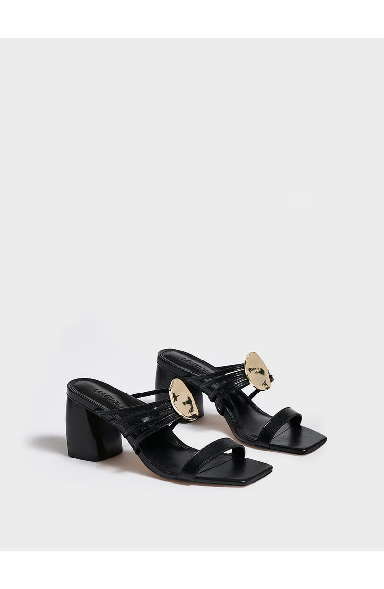 MARION PARKE Mia Block Heel | Nappa, Alternate, color, Black