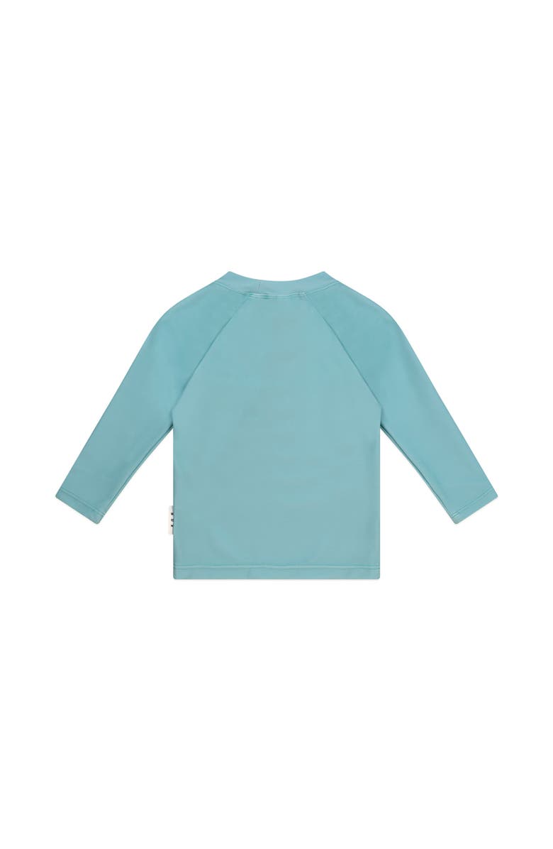 Huxbaby Kel Koala Rashguard, Alternate, color, Granite Green