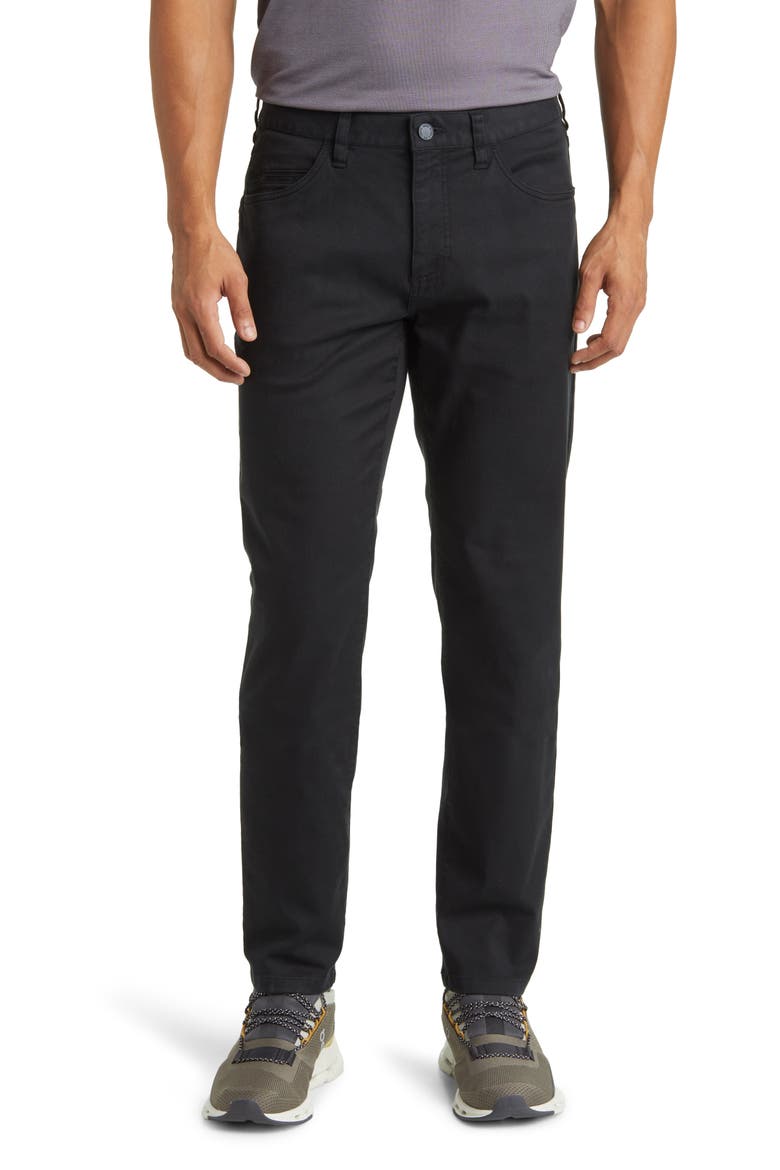 Everyday Twill Five Pocket Pants, Main, color, BLACK