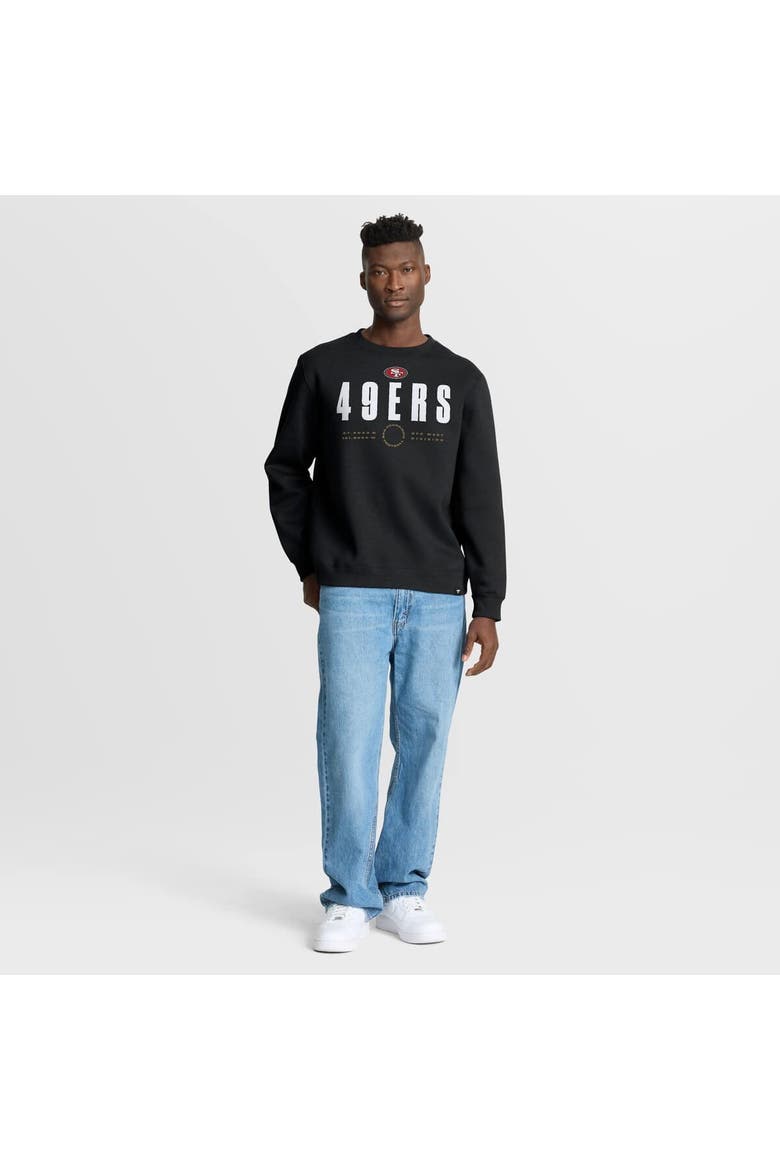 Men's Fanatics Black San Francisco 49ers Direct Handoff Legacy Pullover Sweatshirt, Alternate, color, Black