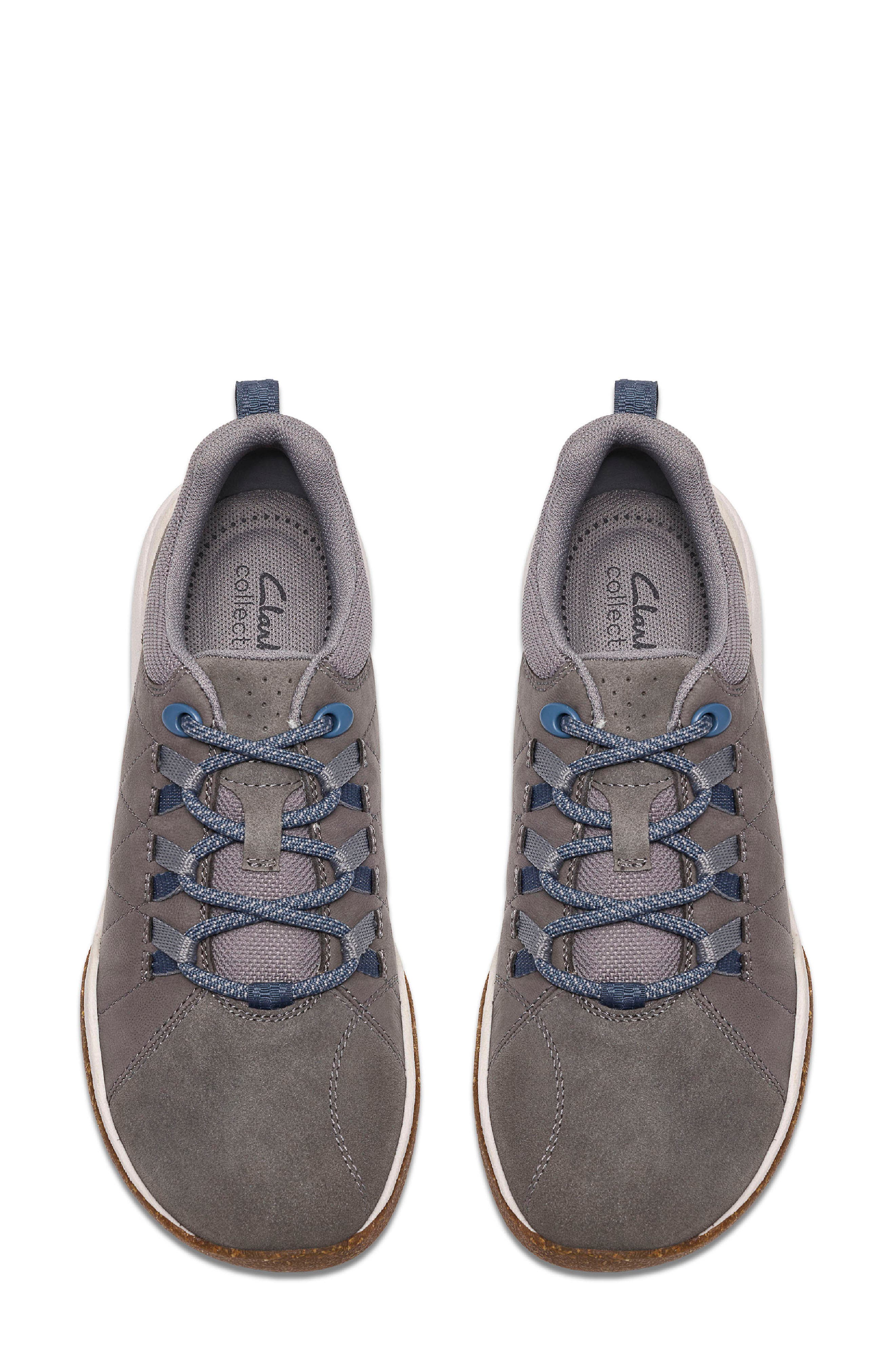 Aydria Lace Sneaker, Alternate, color, DARK GREY SUEDE