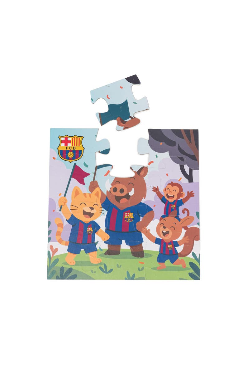 FC Barcelona Soccer 24 Piece Children's Jigsaw Puzzle, Alternate, color, Multi