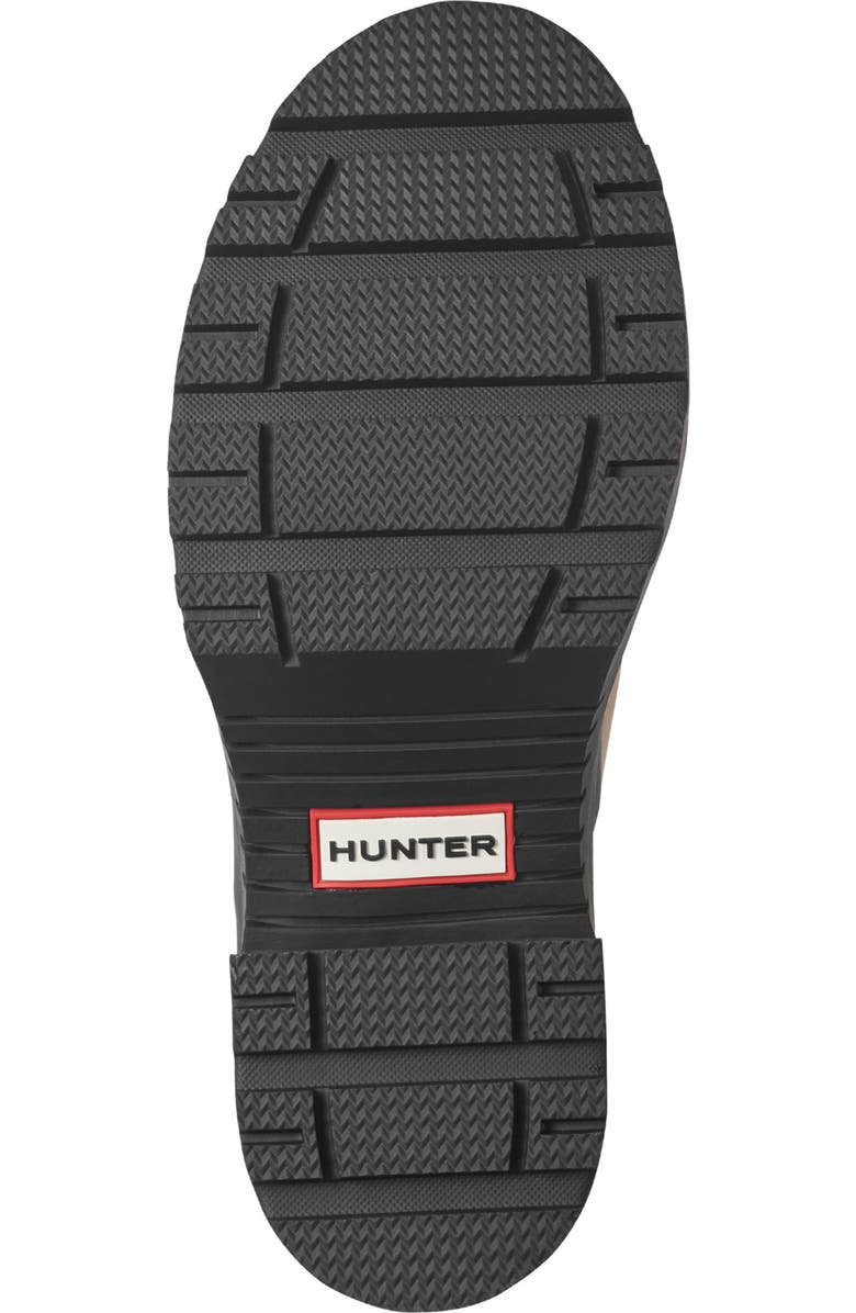 Hunter Marisol Waterproof Faux Shearling Cuff Bootie, Alternate, color, Medium Natural