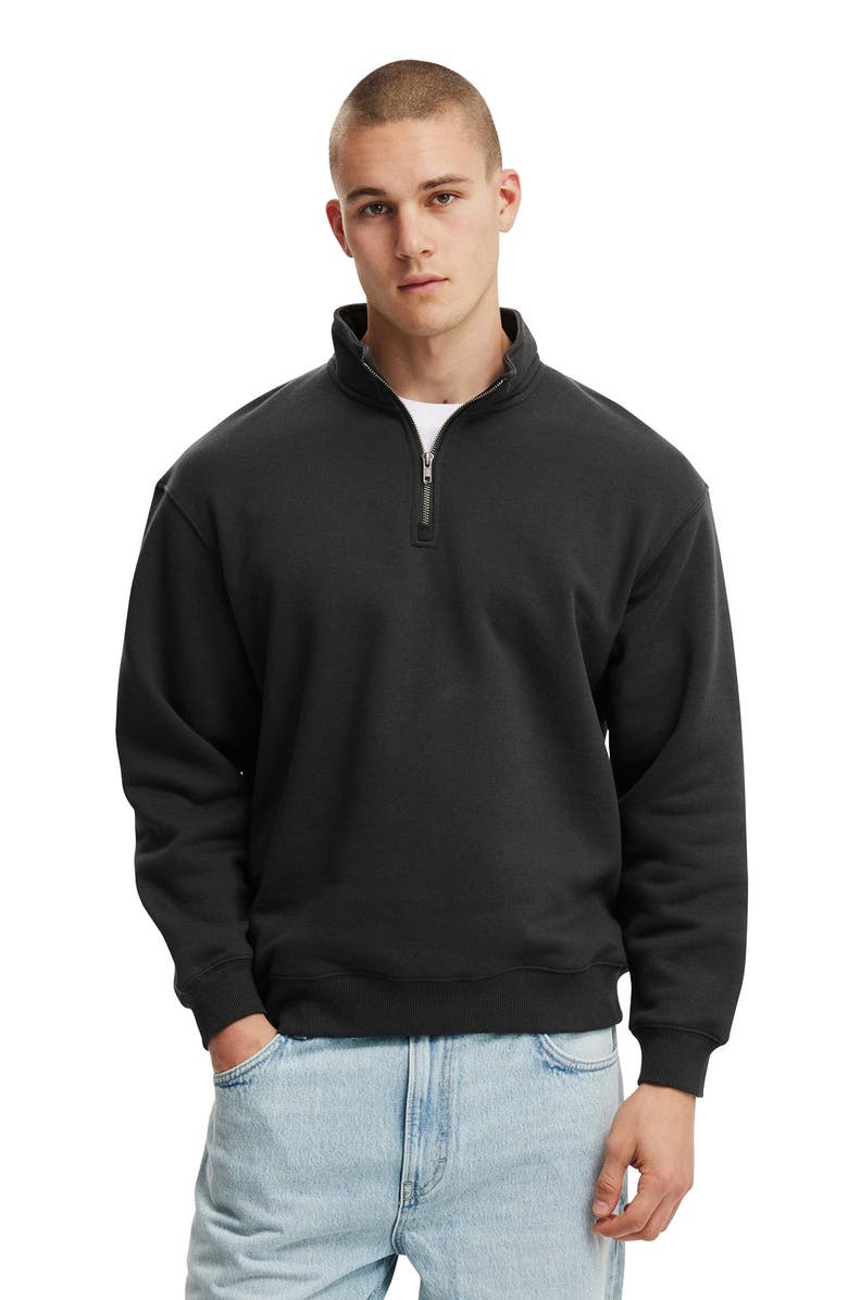 Cotton On Men's 1/4 Zip Fleece, Alternate, color, 