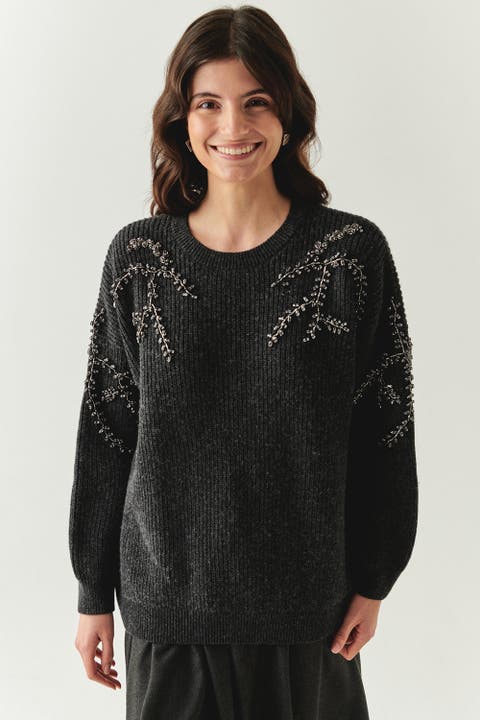 Grace Embroid Sweater