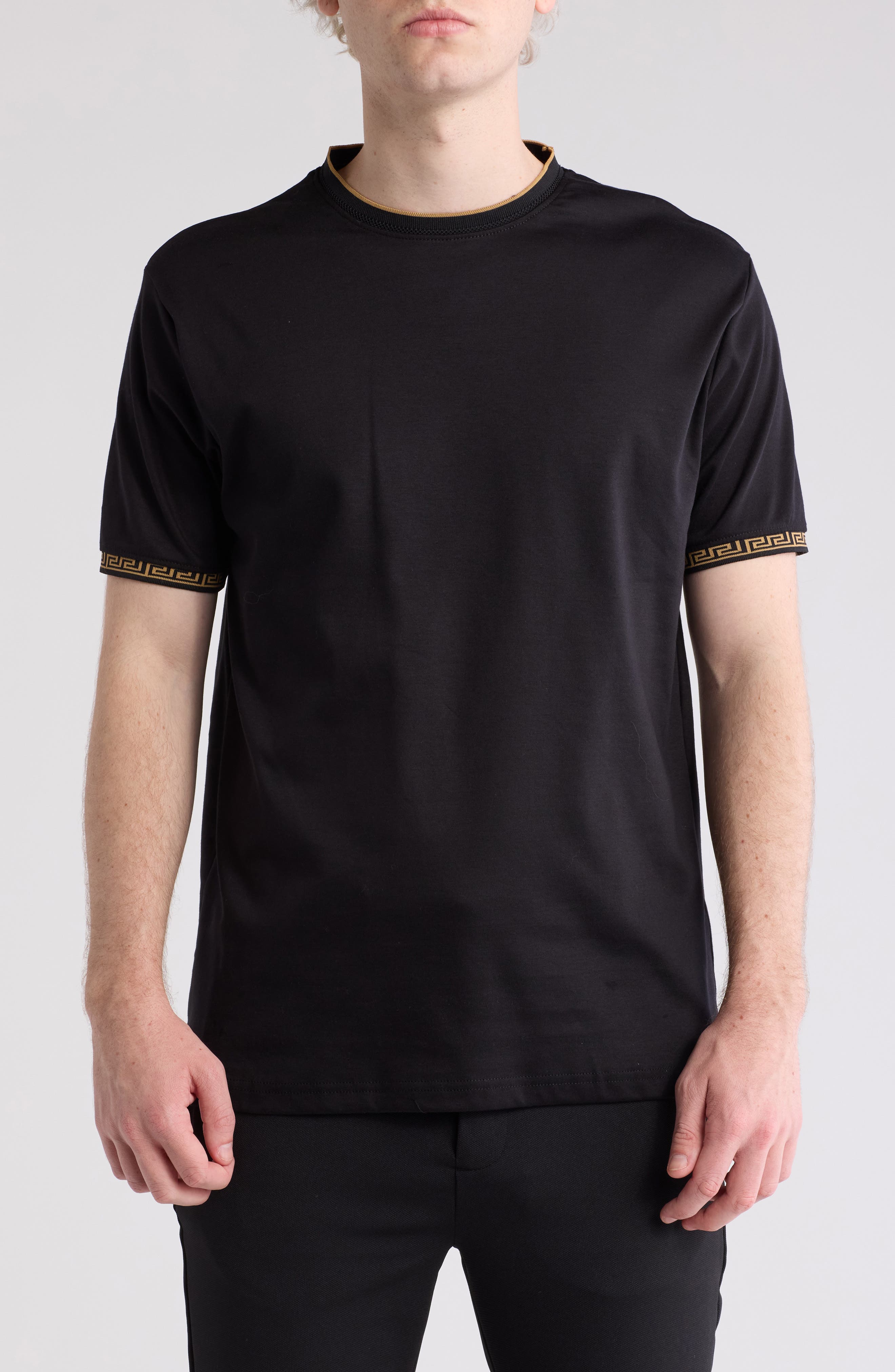 DENIM AND FLOWER Gold Tipping Top