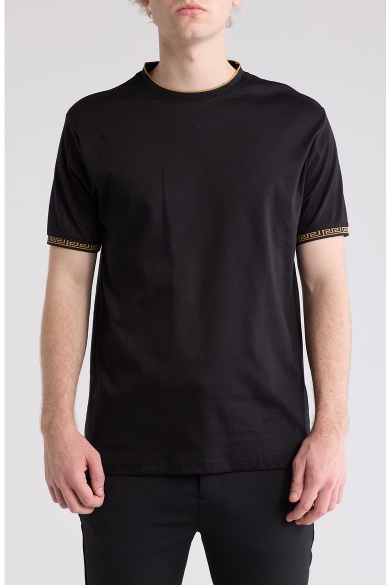 Gold Tipping Top, Main, color, BLACK