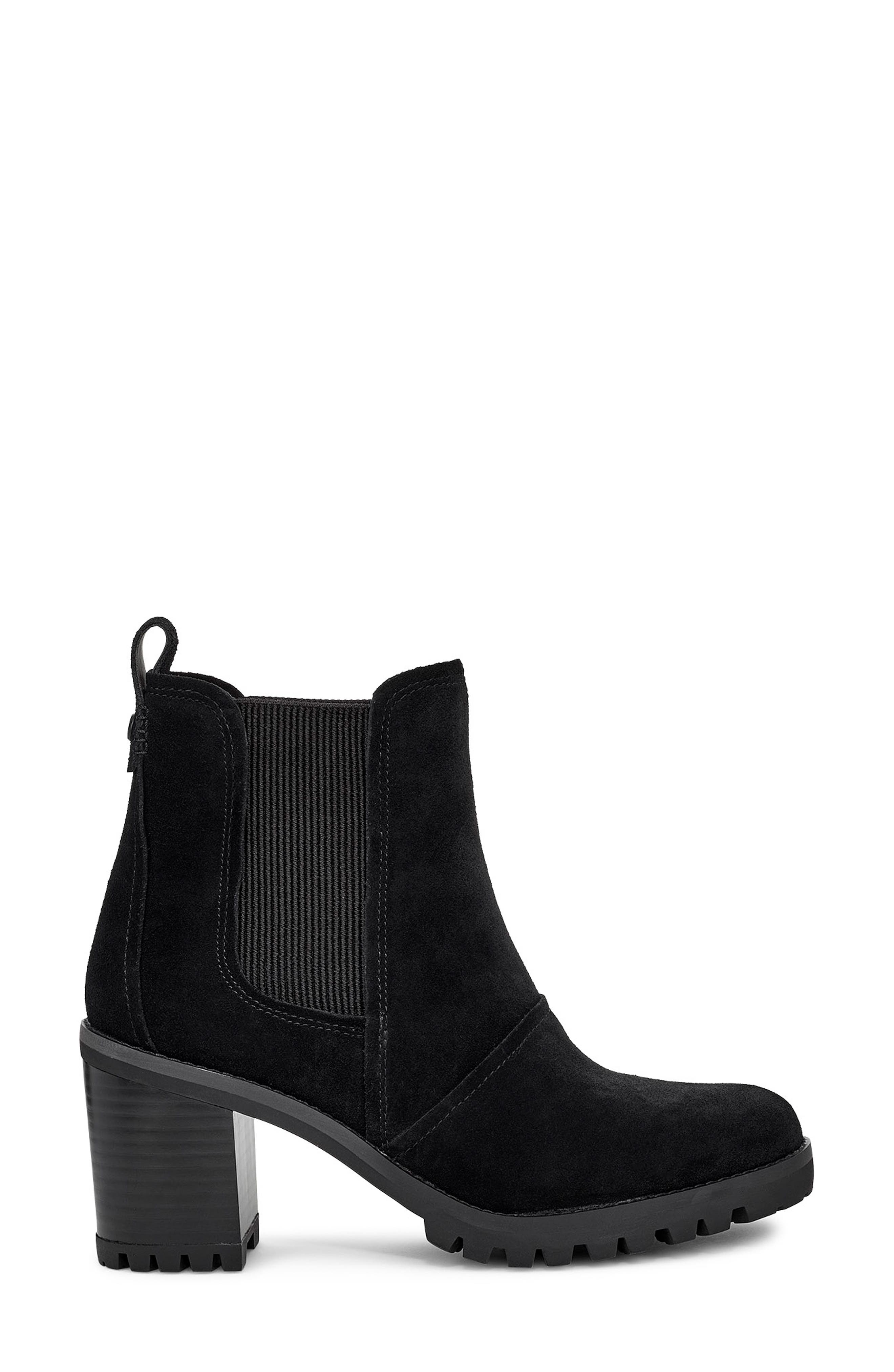 UGG<sup>®</sup> UGG Hazel Waterproof Block Heel Bootie, Alternate, color, 