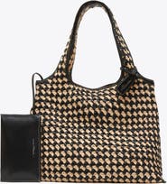 3.1 Phillip Lim Crochet Raffia Market Tote Bag