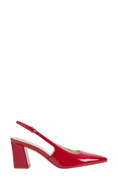 Marc Fisher Lethe Slingback Pump In Red