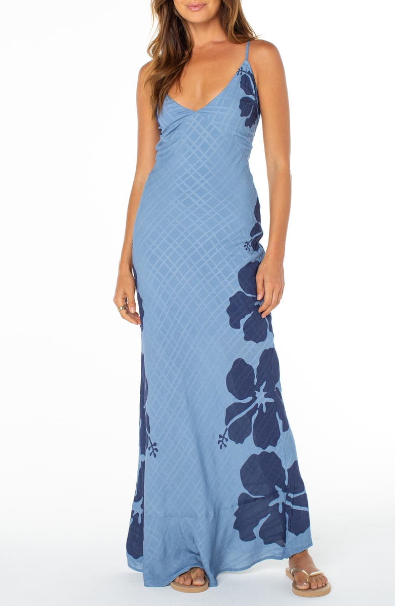 Roxy Lush Oasis Floral Maxi Dress, Main, color, 